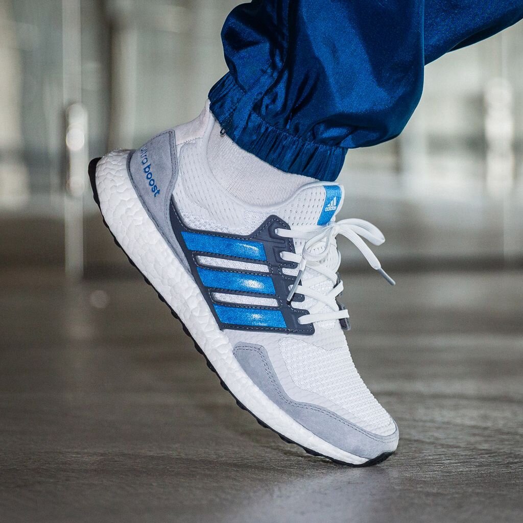 On Sale adidas UltraBOOST S L White Blue Sneaker Shouts