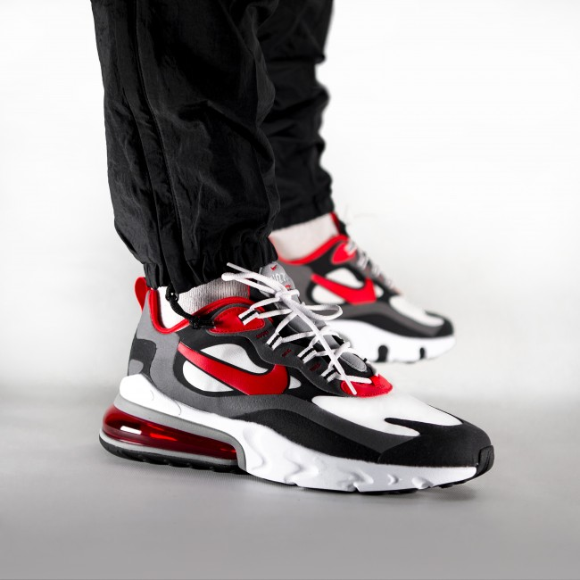 red and white air max 270 react