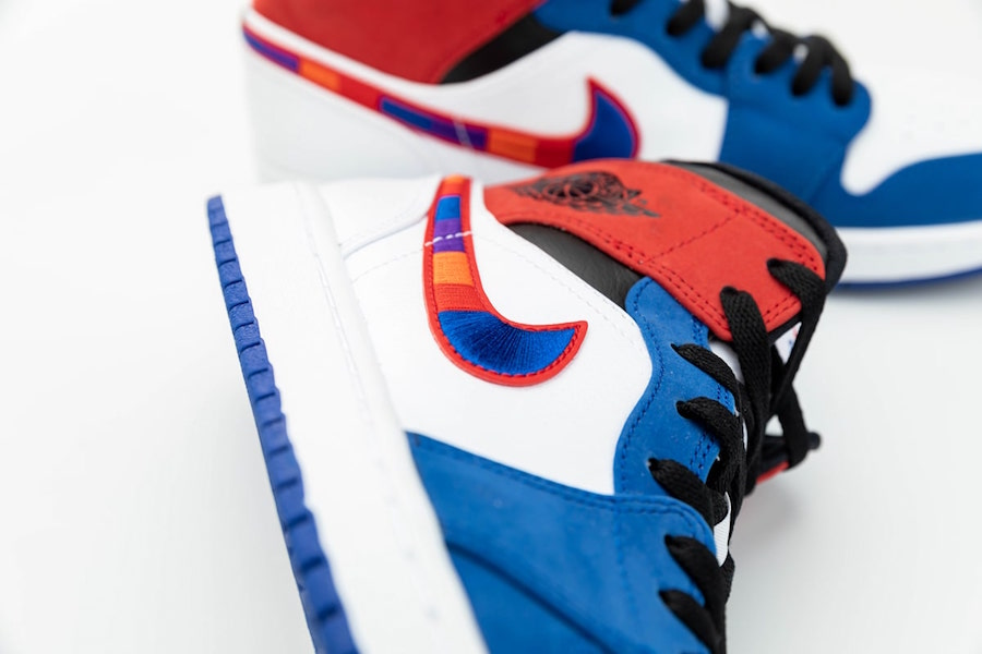 nike air jordan 1 mid se multicolor swoosh