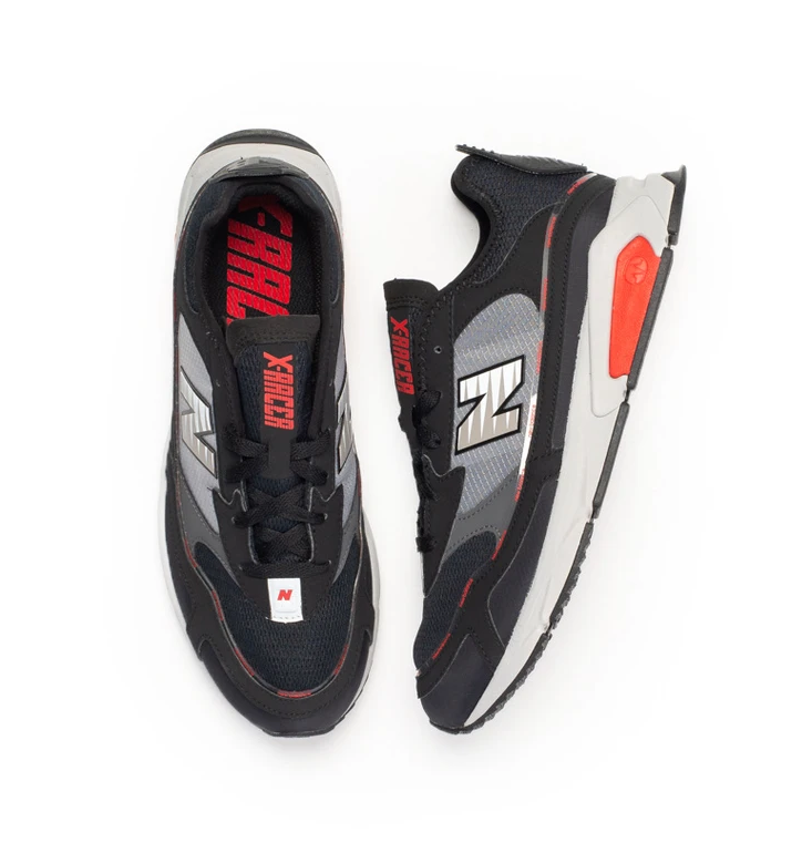 new balance x racer black red