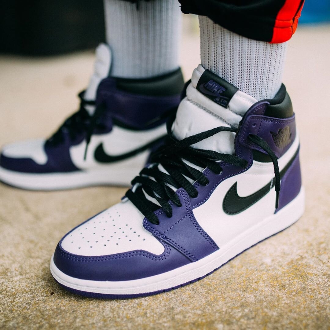 Restock Air Jordan 1 High Og Court Purple Sneaker Shouts