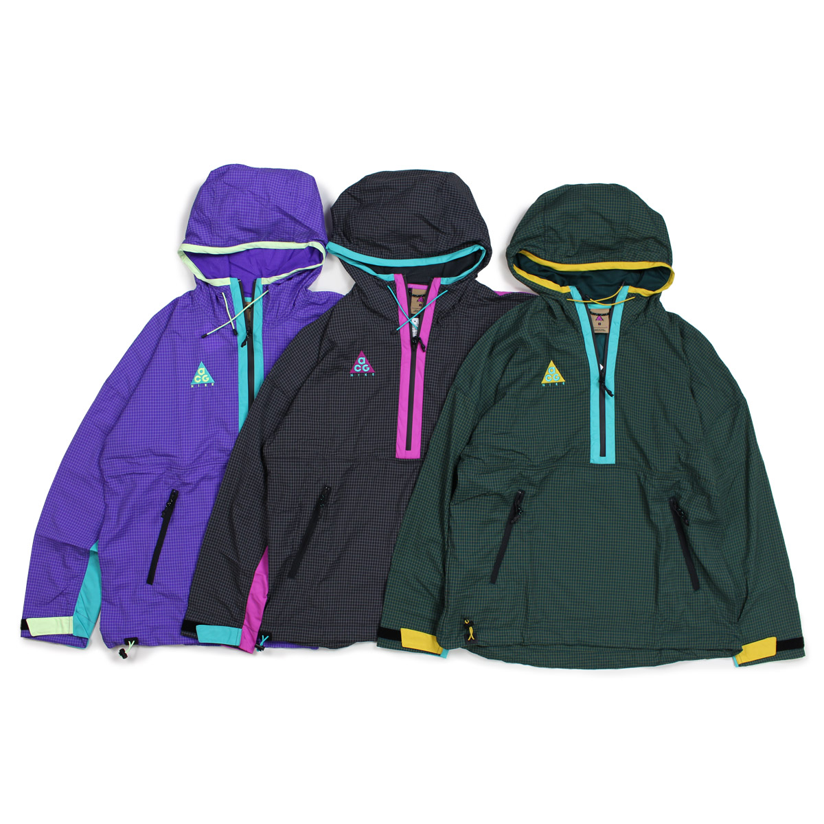 nike nylon pullover jacket