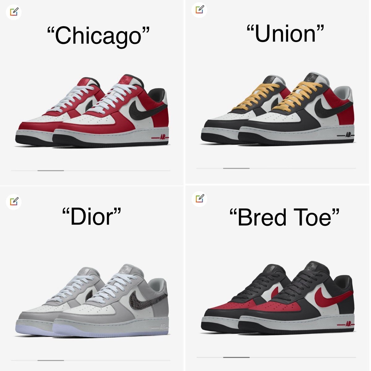 Now Available Nike Air Force 1 By You Sneaker Shouts
