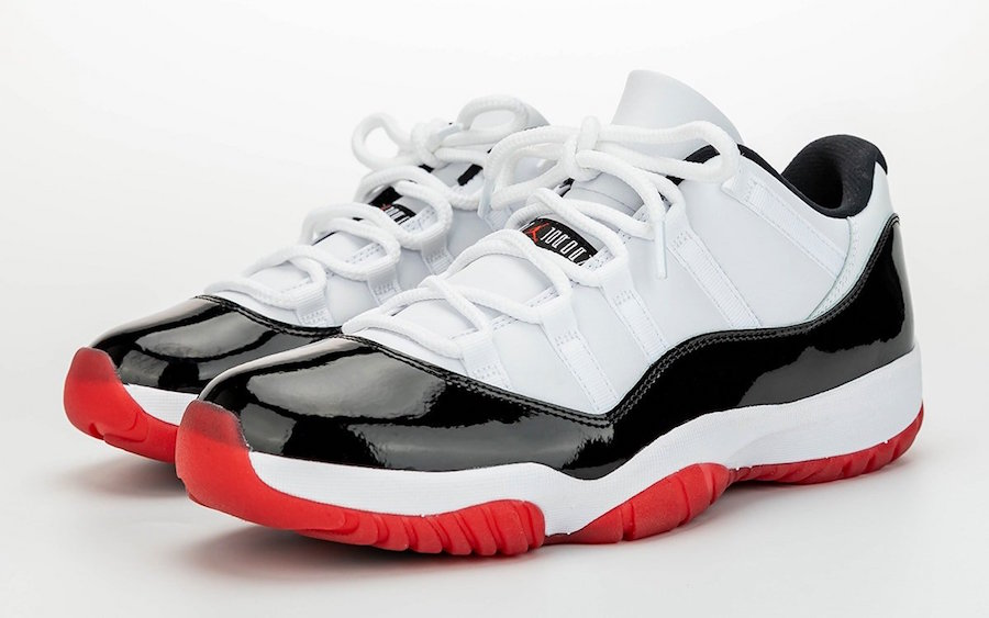 red jordan 11 low top