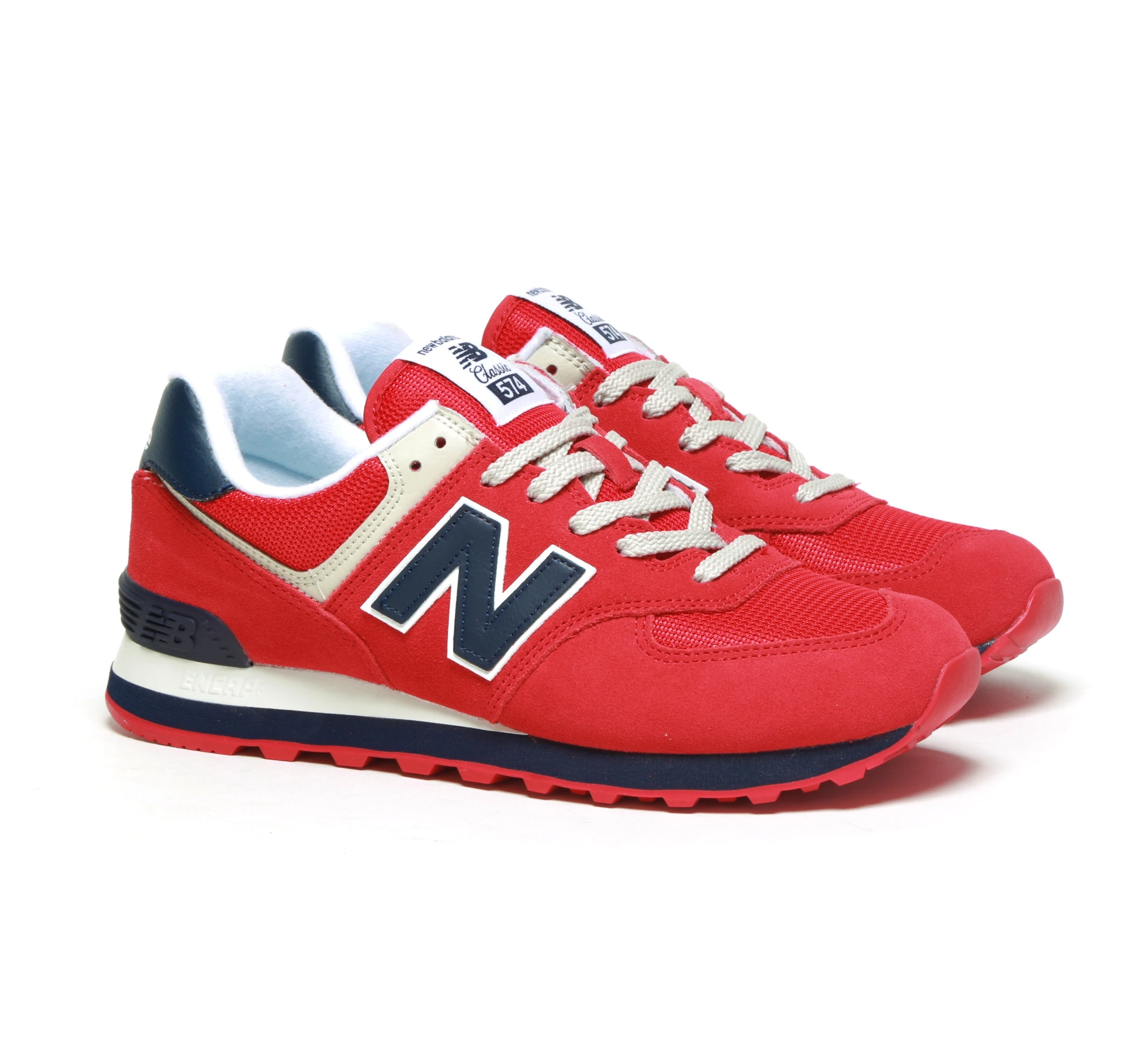 new balance 574 red and navy