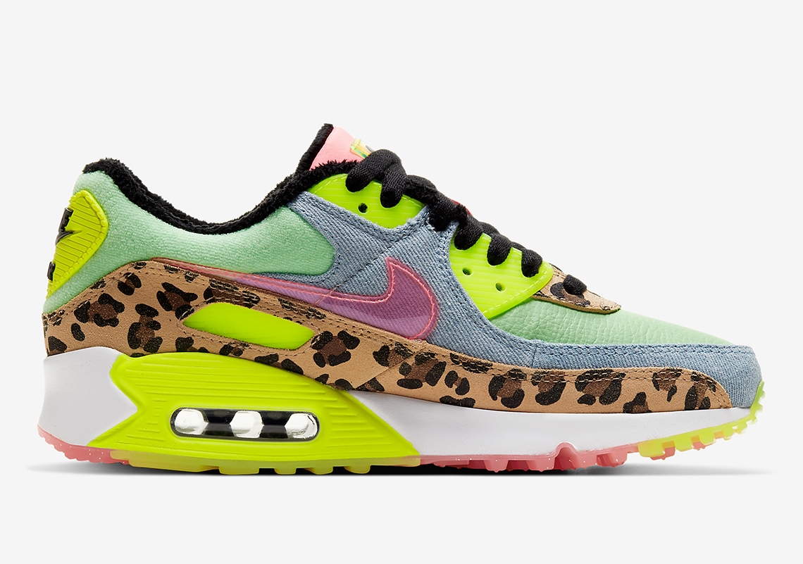 nike neon leopard