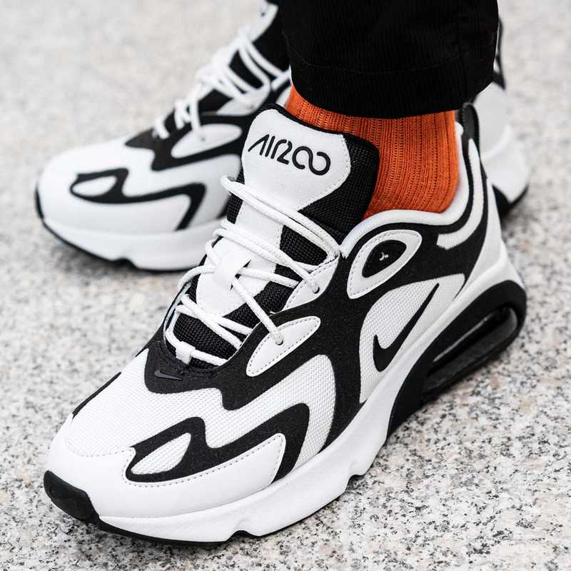 air max 200 white and black