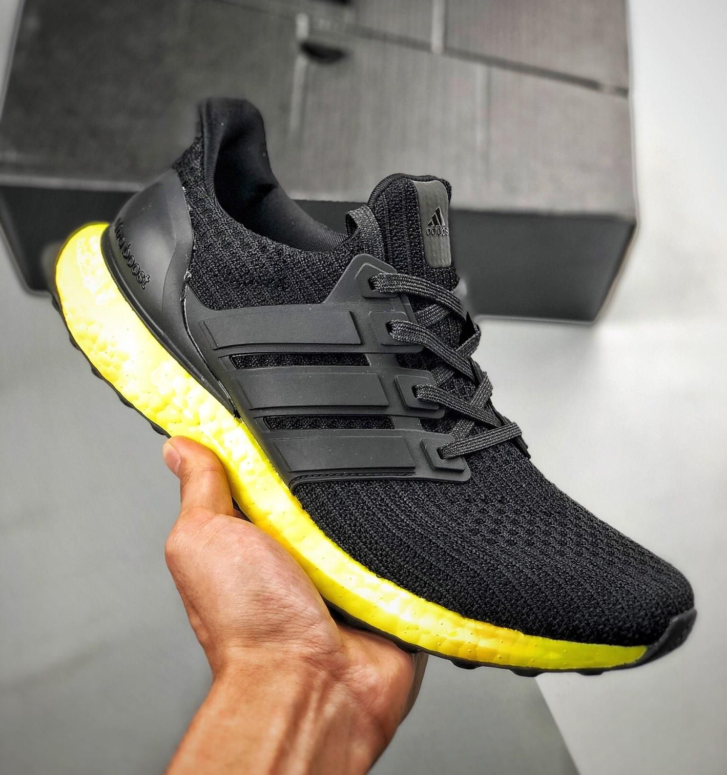 ultra boost yellow black