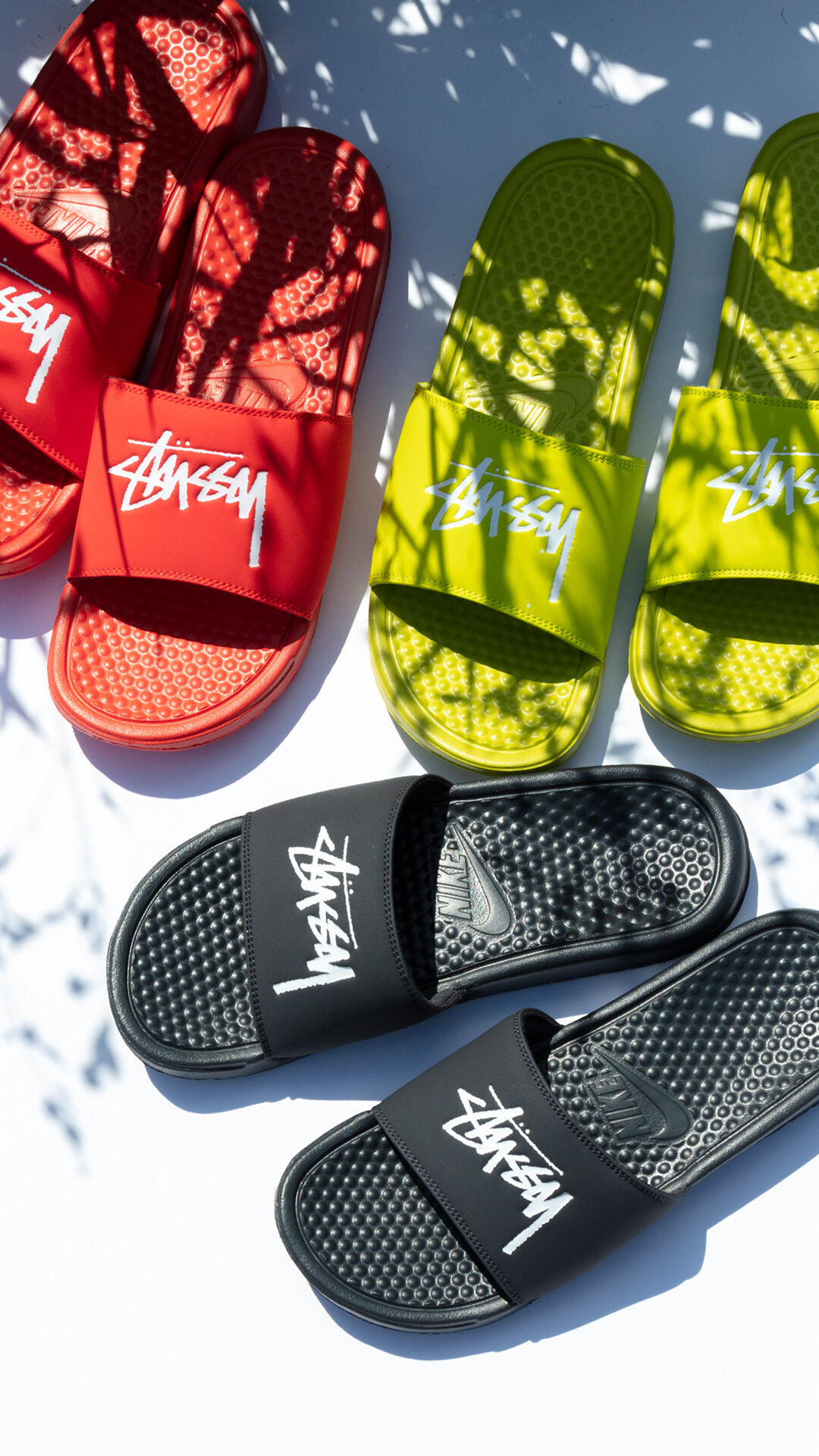 stussy x nike benassi