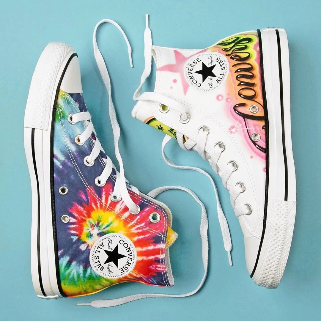 converse chuck taylor all star hi tie dye sneaker