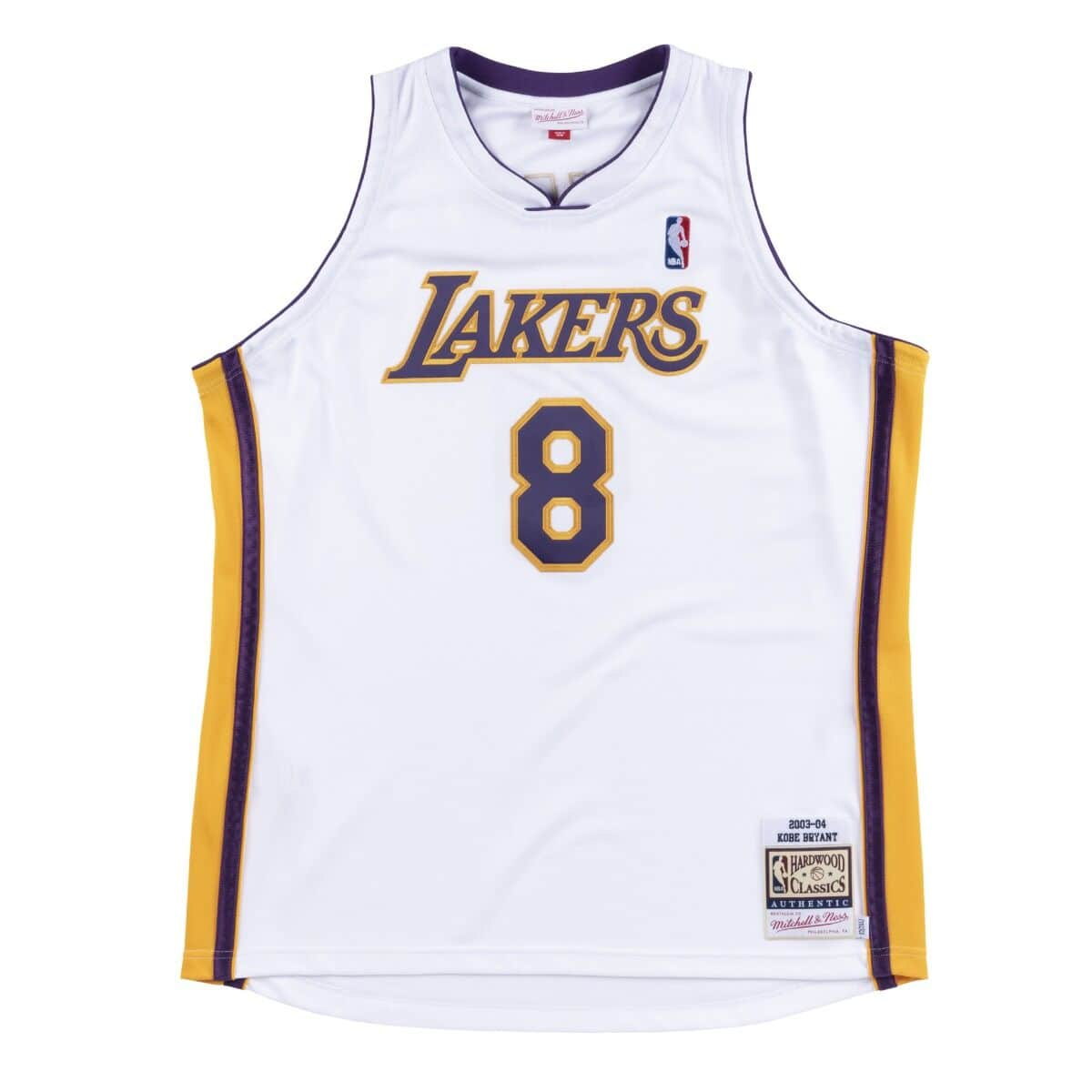 kobe bryant lakers jersey white
