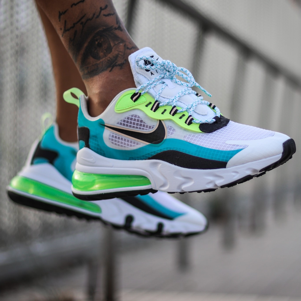 On Sale Nike Air Max 270 React Ghost Green Sneaker Shouts