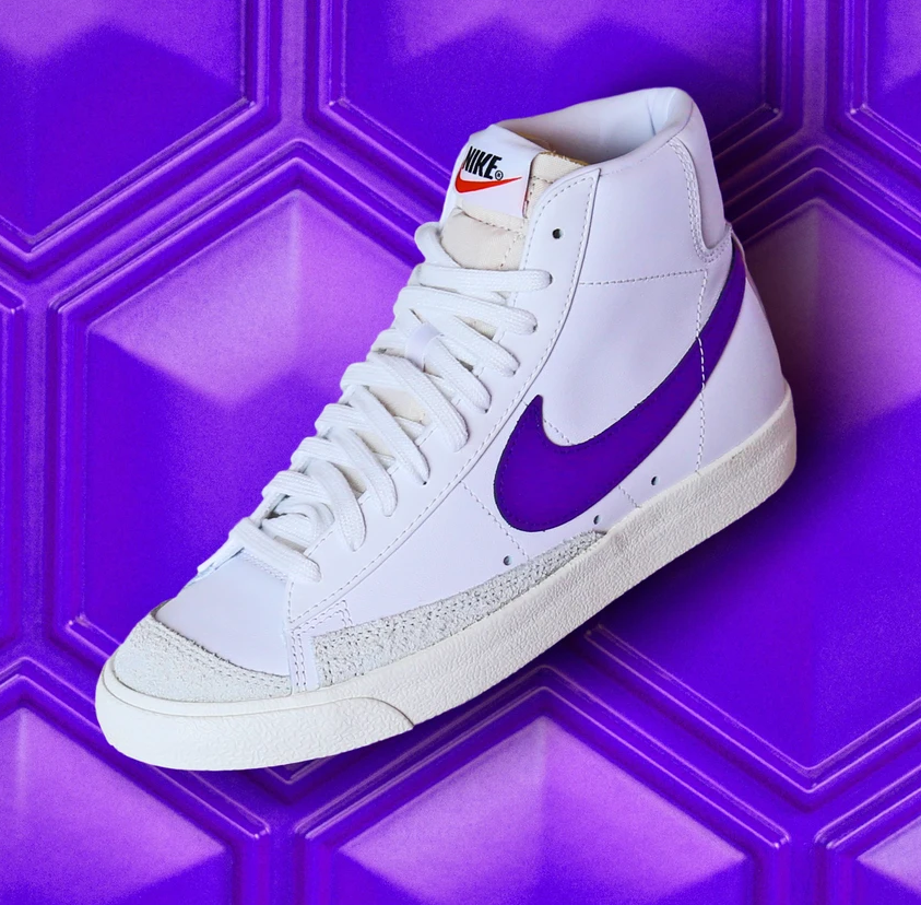 nike blazer vintage purple