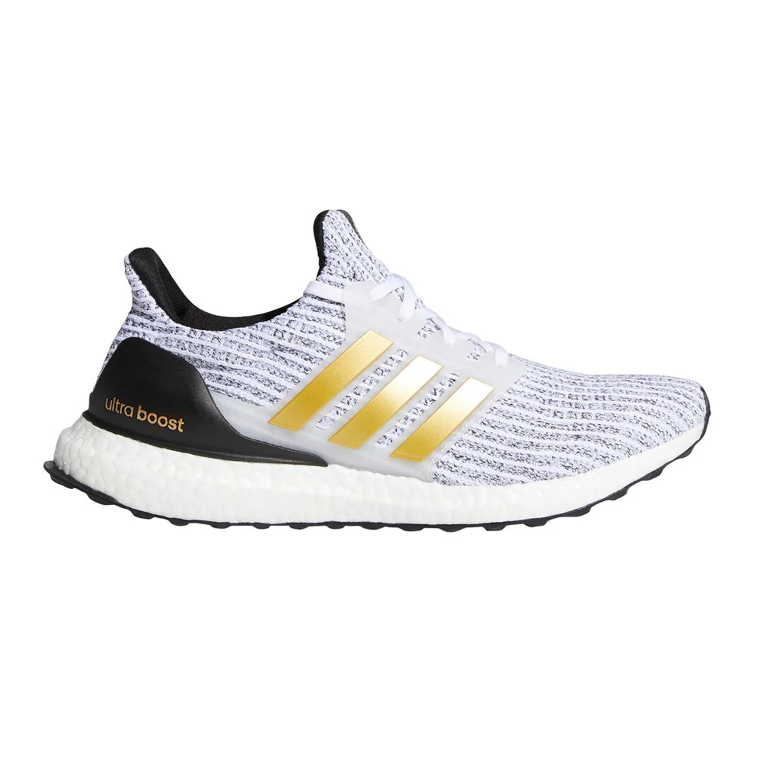 adidas ultra boost white and gold