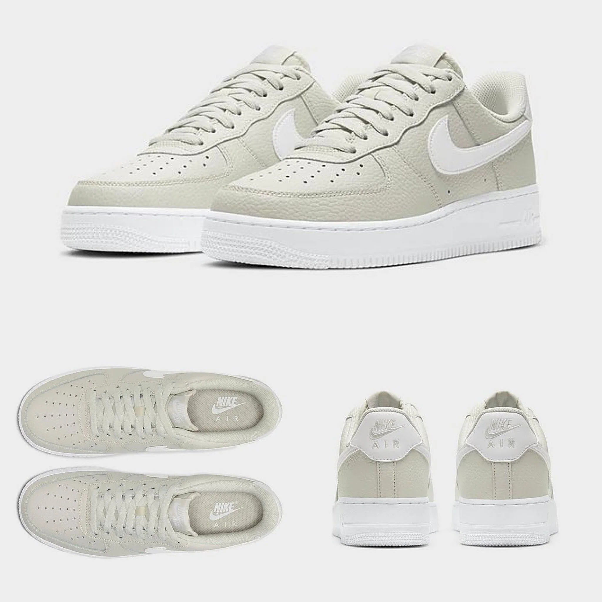 air force 1 low white light bone