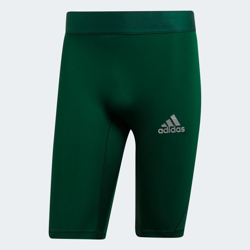 Alphaskin_Sport_Short_Tights_Green_CZ0067_01_laydown.png