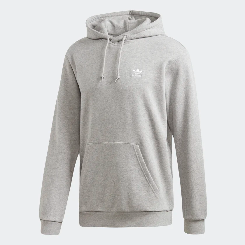 LOUNGEWEAR_Trefoil_Essentials_Hoodie_Grey_FM9958_01_laydown.png