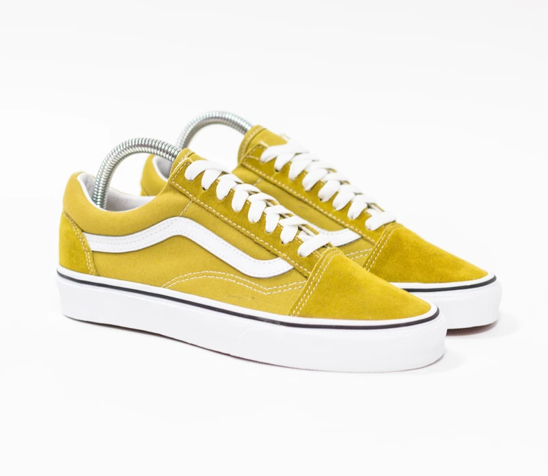 vans old skool yellow mustard