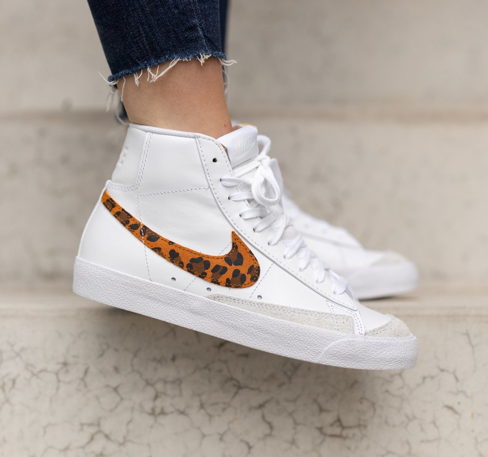 Now Available: Nike Blazer Mid (W) "White Leopard" — Sneaker