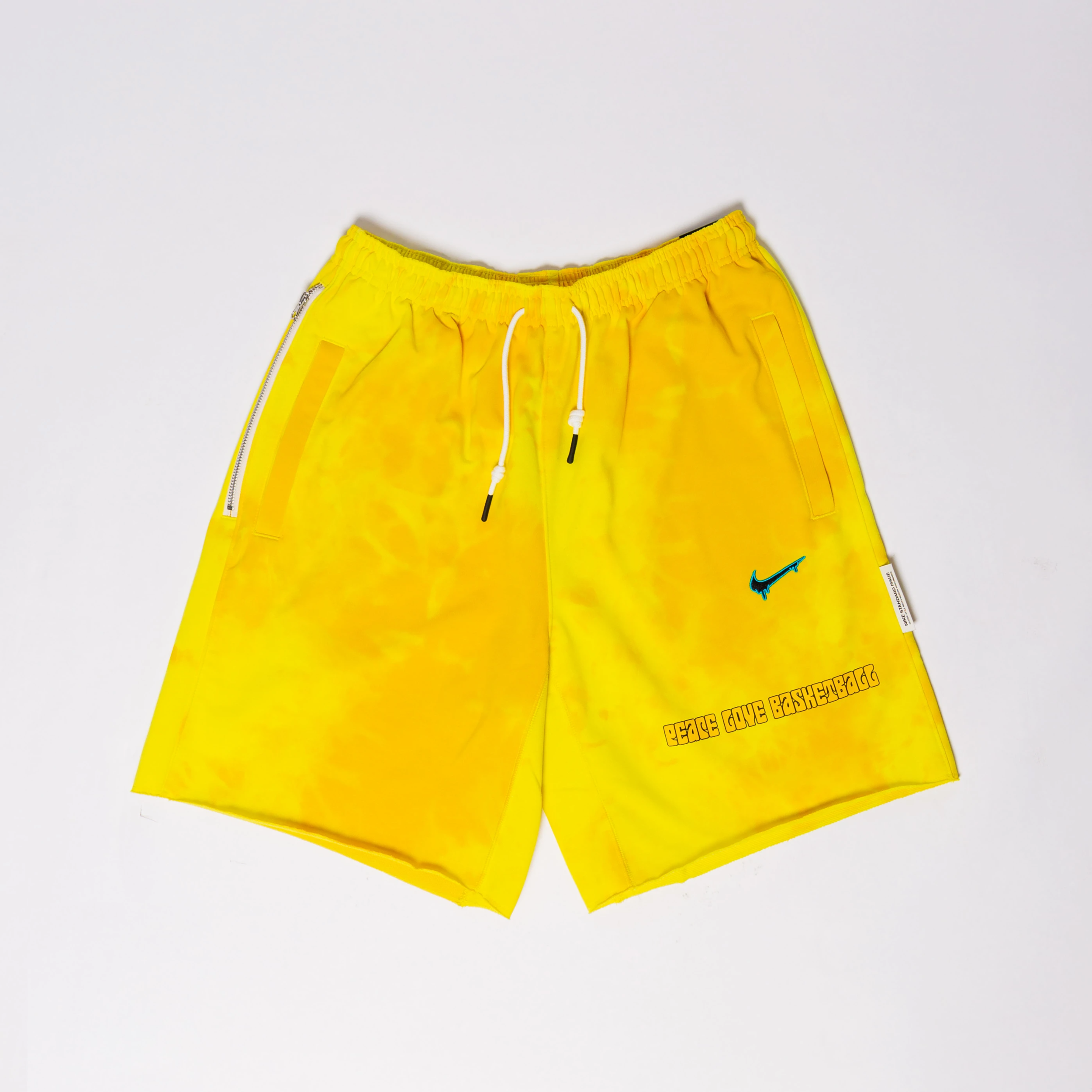yellow nike basketball shorts
