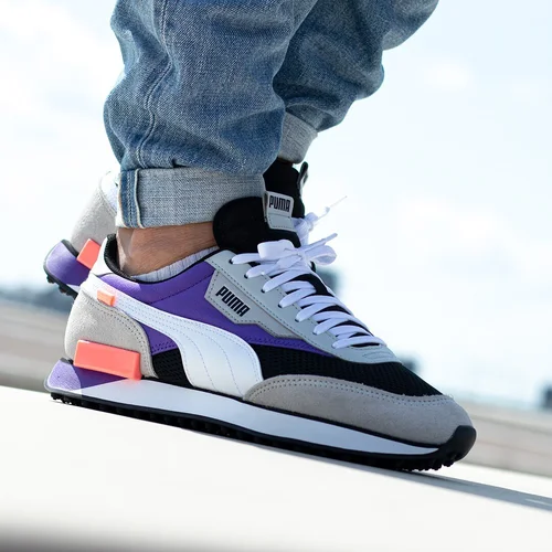 On Sale Puma Future Rider Black Violet Sneaker Shouts