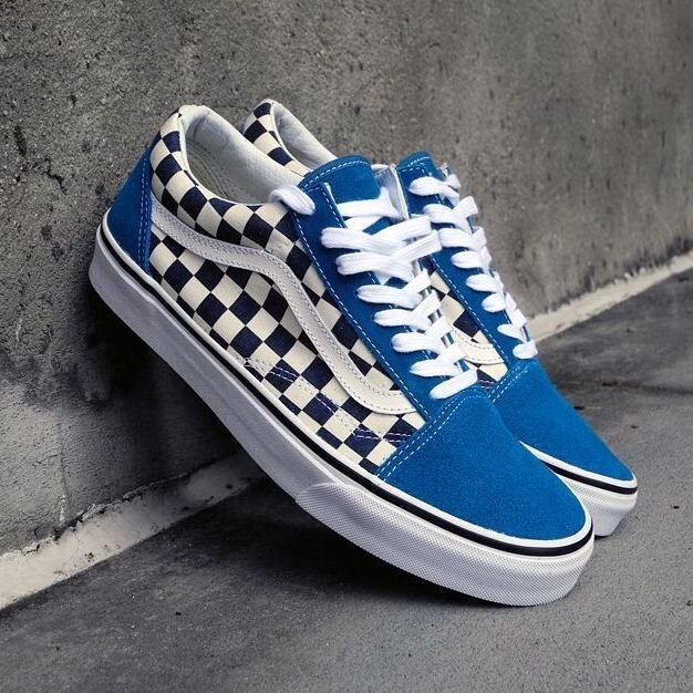 On Sale: Vans Skool Checkerboard "Blue" — Sneaker Shouts