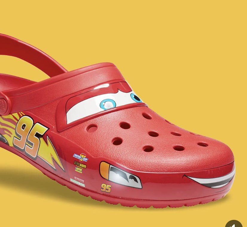Crocs Classic Clog Cars Lightning Mcqueen Limited Edition- Rare! Size M7/W9