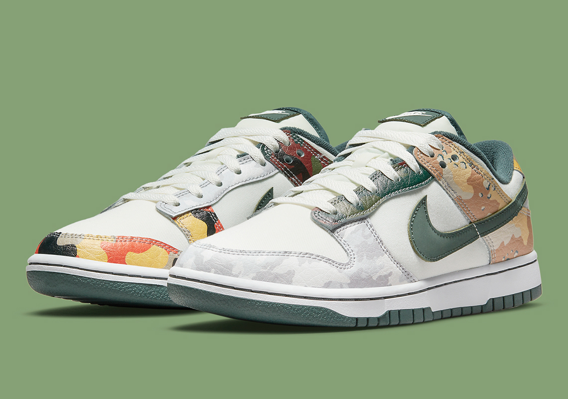 Now Available Nike Dunk Low "Multi Camo" — Sneaker Shouts