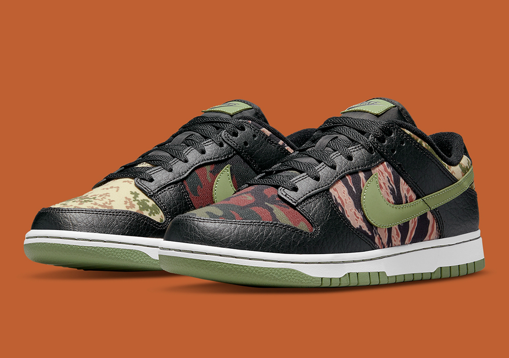 nike low dunk crazy camo