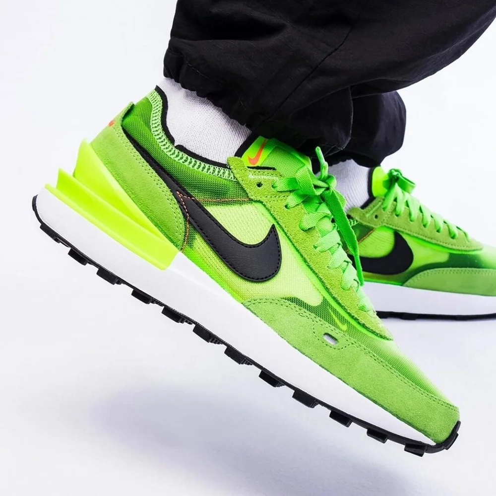 On Sale Nike Waffle One "Electric Green" — Sneaker Shouts