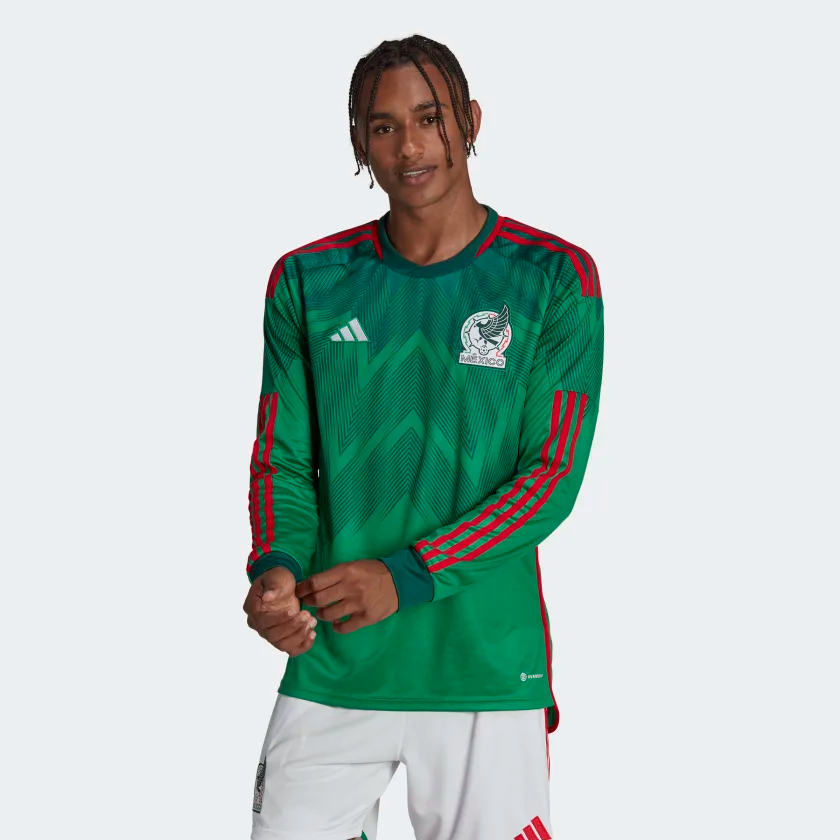 Now Available: 2022/23 adidas Mexico Long Sleeve Soccer Jerseys ...