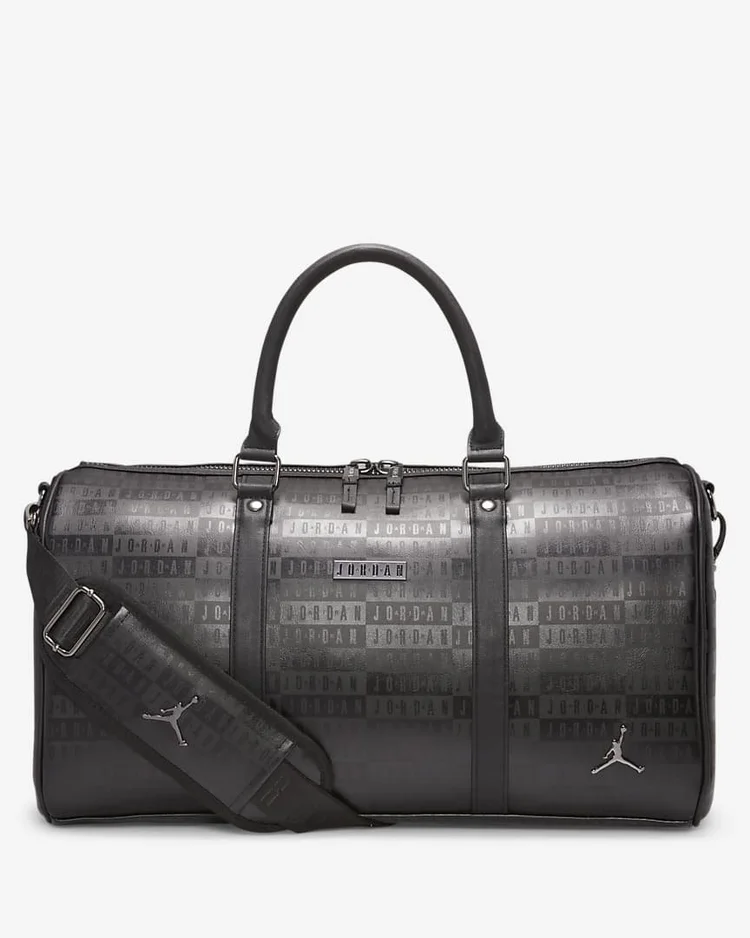 Now Available Air Jordan Leather Duffle Bag “Black” — Sneaker Shouts