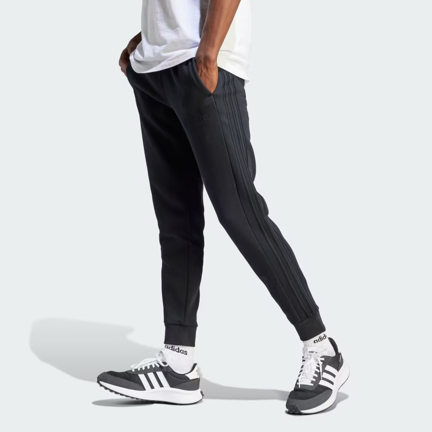 Essentials_Fleece_3-Stripes_Tapered_Cuff_Pants_Black_IJ8885_21_model.png