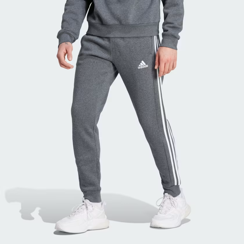 Essentials_Fleece_3-Stripes_Tapered_Cuff_Pants_Grey_IJ8884_21_model.png
