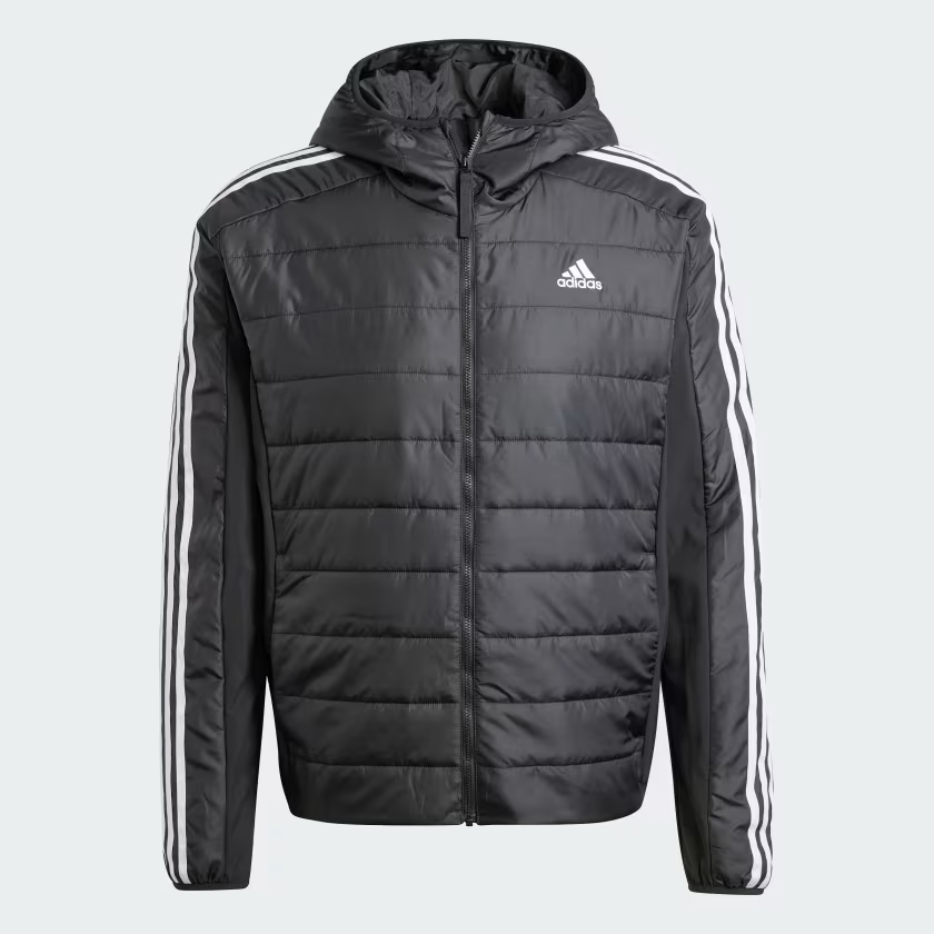 Essentials_3-Stripes_Insulated_Hooded_Hybrid_Jacket_Black_IN7195_01_laydown.png