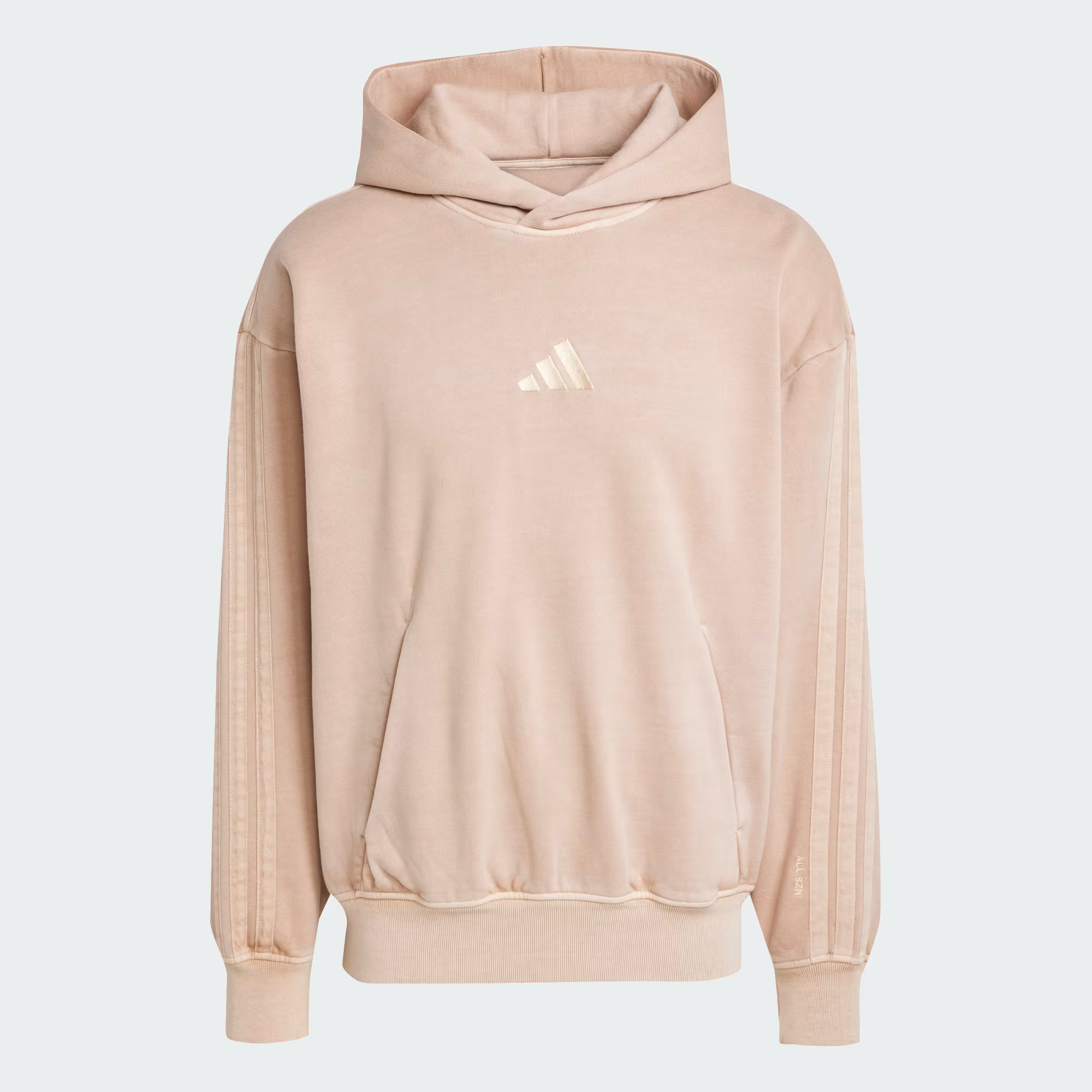 ALL_SZN_Fleece_Washed_Hoodie_Brown_JL6537_01_laydown.png