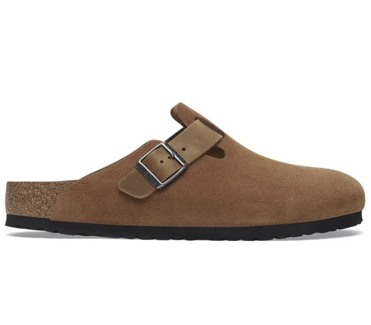 On Sale: Birkenstock Boston Clog Suede "Cognac"