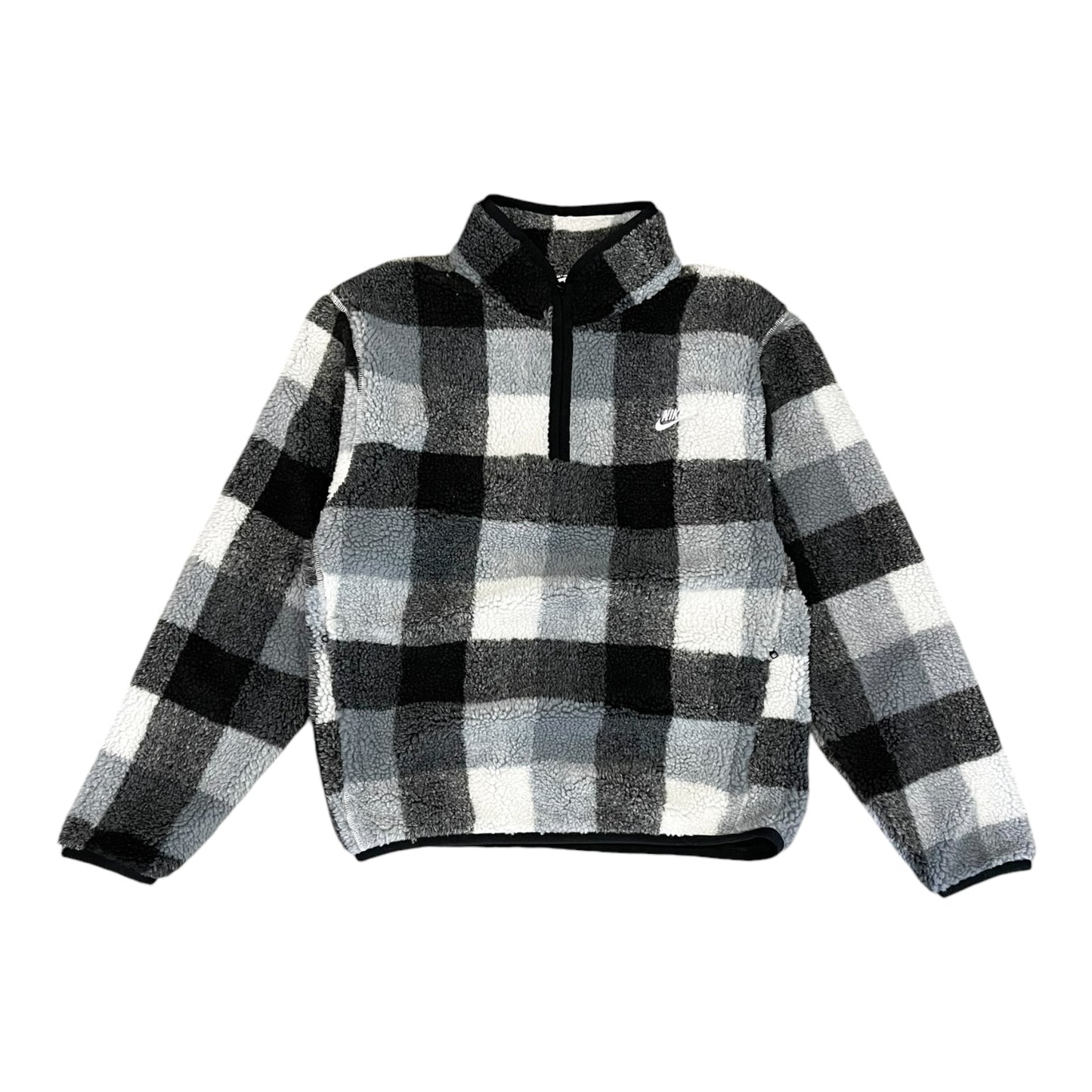 Nearly 60% OFF the Nike Club Winterized Half Zip "Smoke Grey"