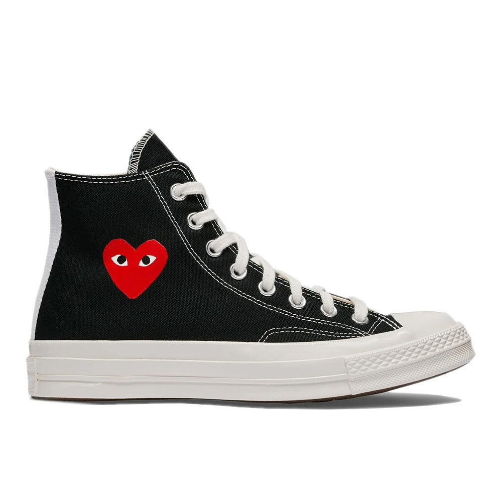 On Sale: Comme des Garçon x Converse Chuck 70 Hi Single Heart "Black" 