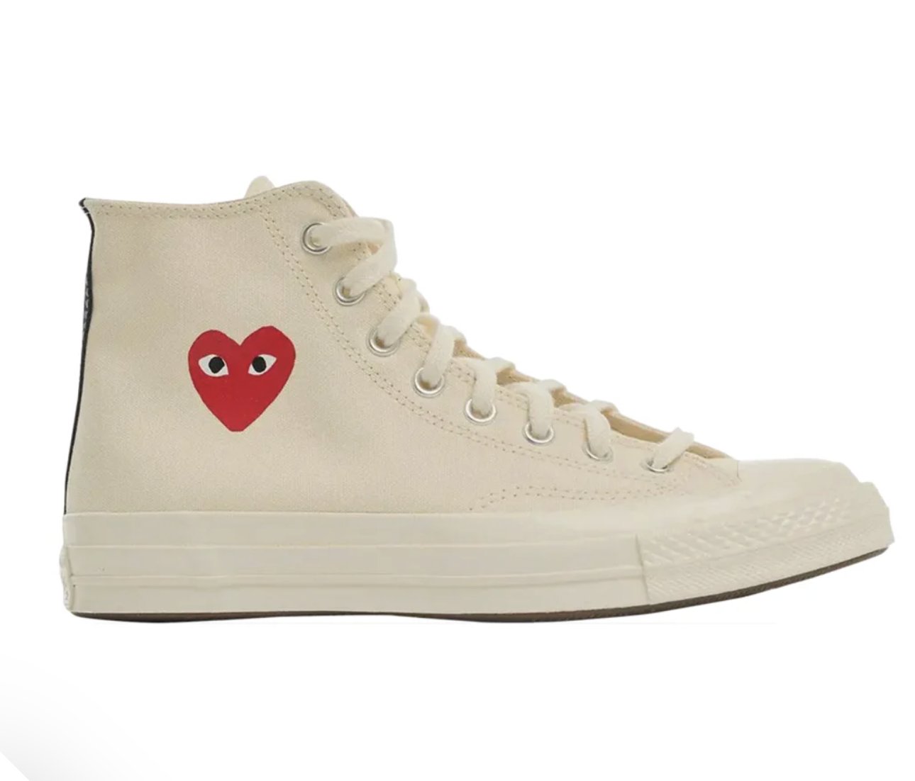 On Sale: Comme des Garçon x Converse Chuck 70 Hi Single Heart "Beige" 