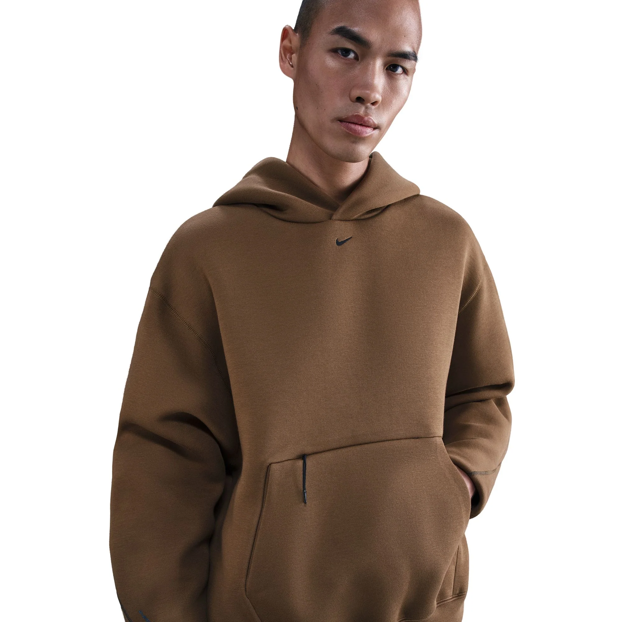 Nearly 60% OFF the Nike Tech Fleece Oversized Hoodie "Mosswood"