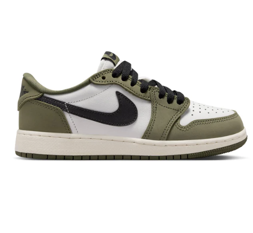 On Sale: Kid's Air Jordan 1 Low "Medium Olive" 