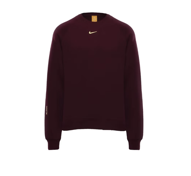 Over 60% OFF the NOCTA x Nike Crewneck Sweatshirt "Dark Beetroot"