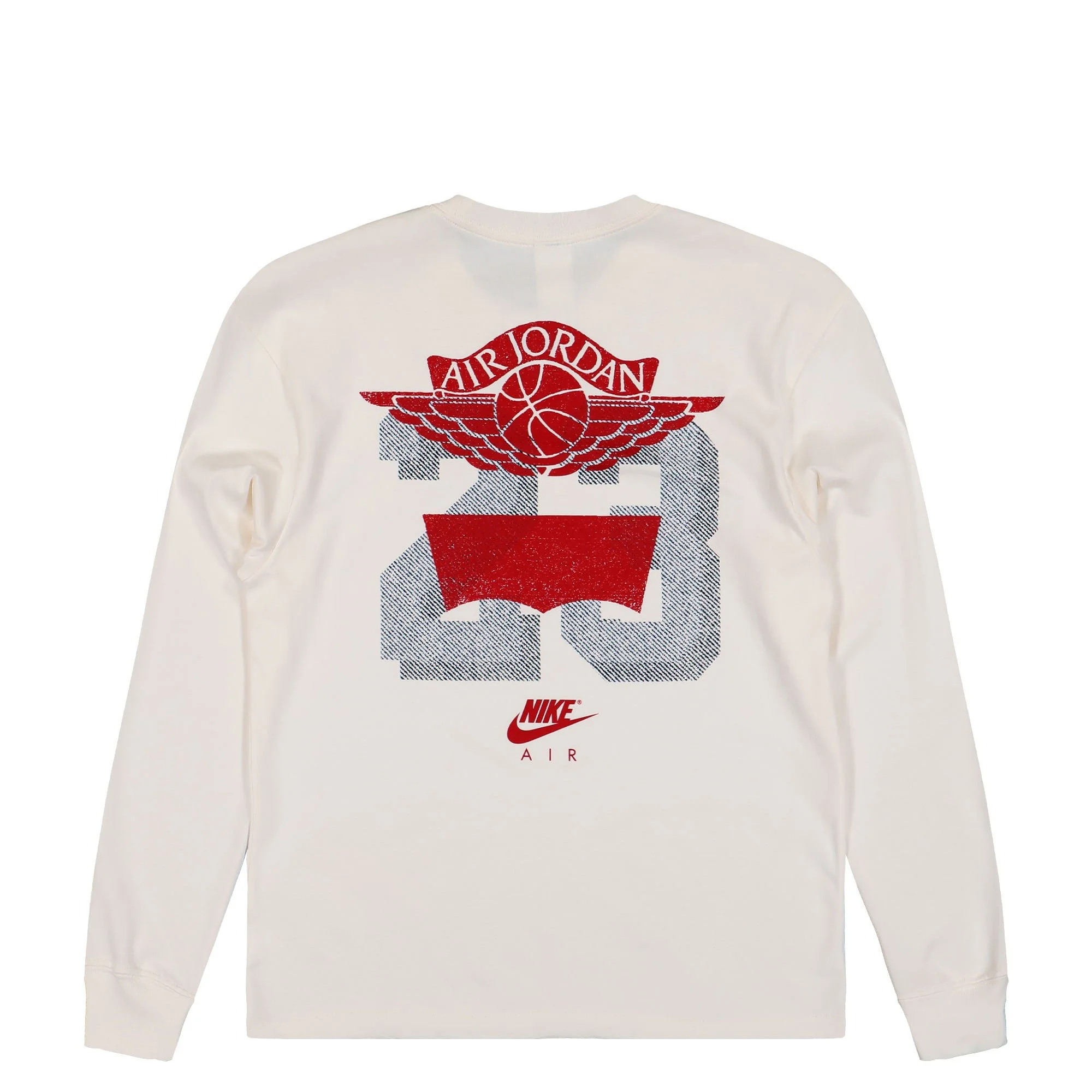 Now Available: LEVI'S x Air Jordan Long Sleeve T-shirt "Pale Ivory" 