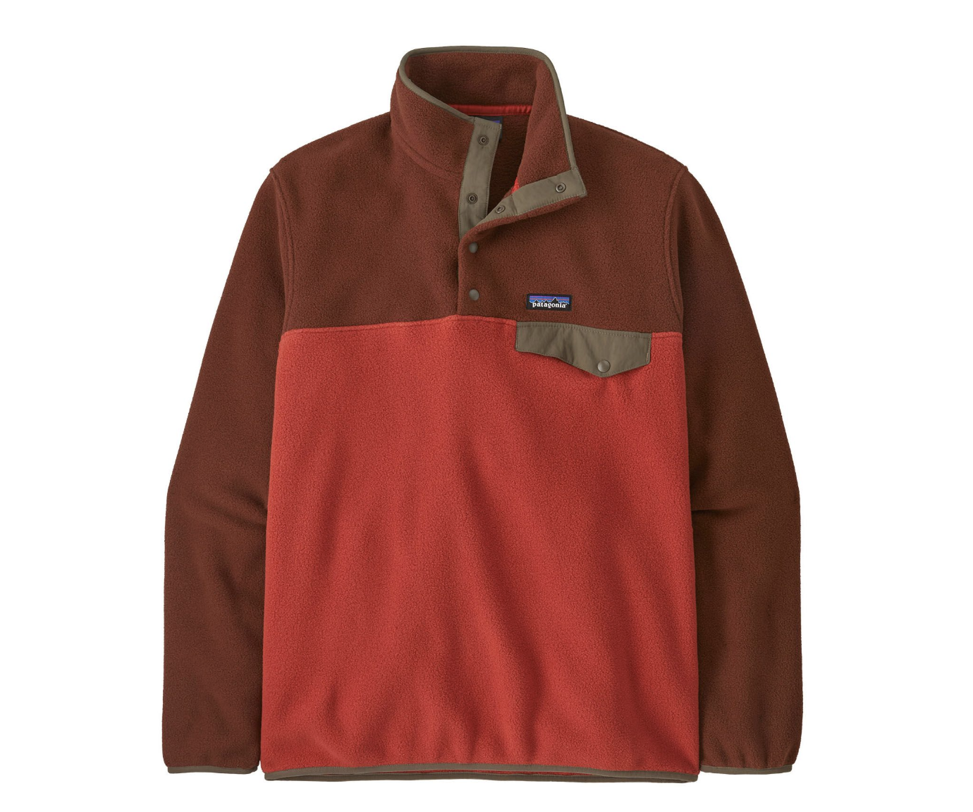 Nearly 60% OFF the Patagonia Synchilla Snap Fleece Pullover "Amanita Red" 