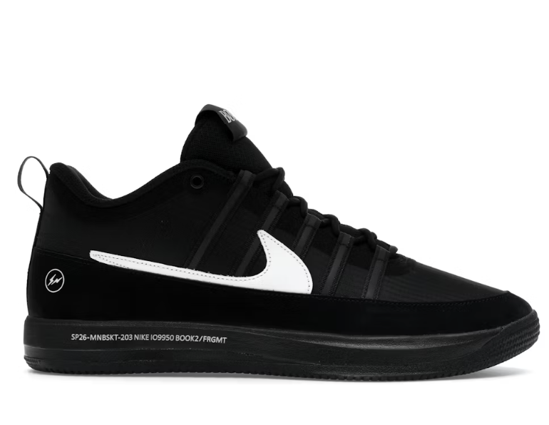 Now Available: Fragment x Nike Book 2 "Black White" 