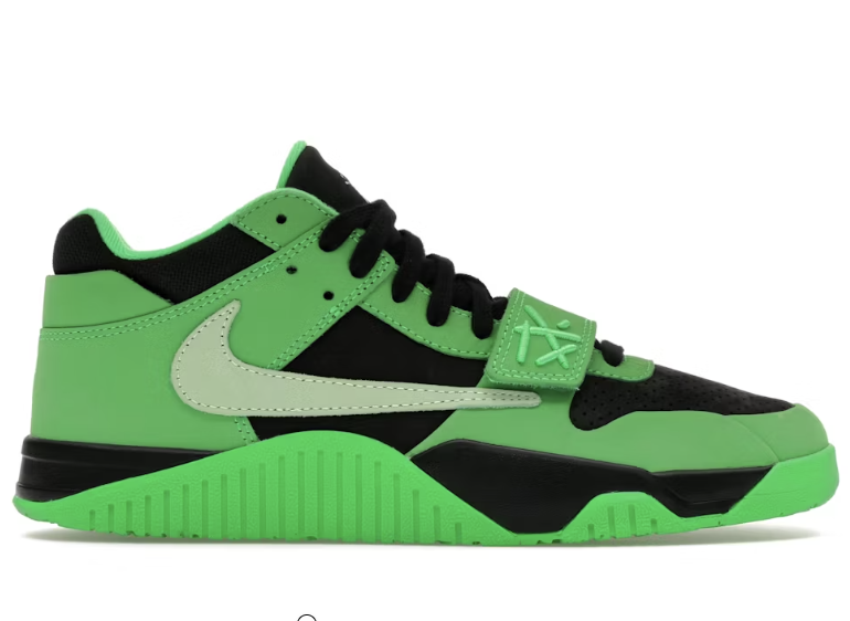 Now Available: Travis Scott x Jordan CJ1 T-Rexx "Green Spark"
