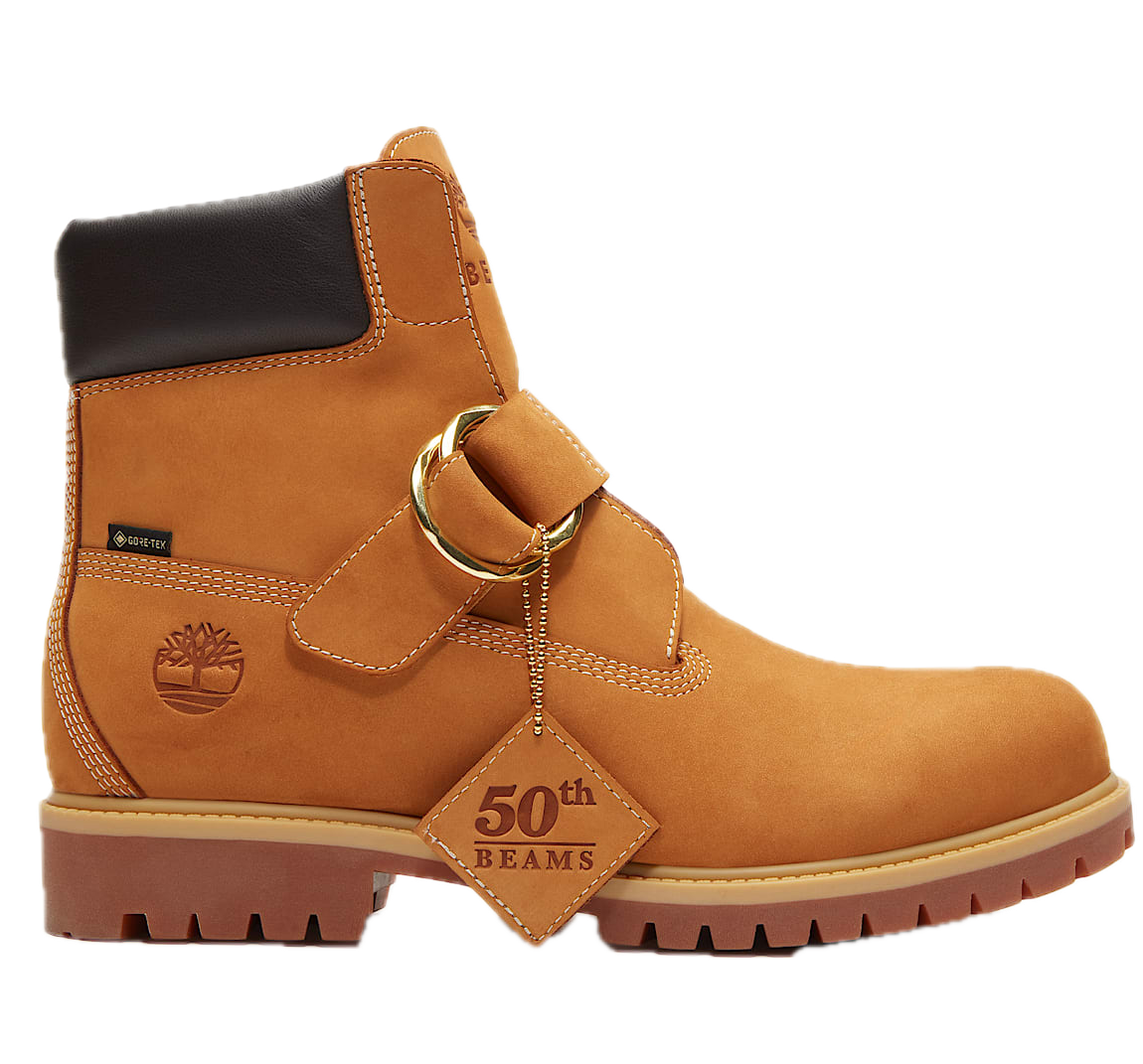 Now Available: BEAMS x Timberland Buckle GORE-TEX  Boot "Wheat" 