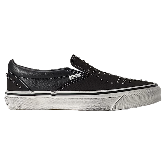 Restock: Vans Premium Classic Slip-On "Pearlized Black" 
