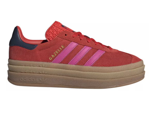 On Sale: Women's adidas Gazelle Bold "Red Pink"